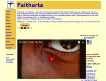 Tablet Screenshot of faitharts.ie
